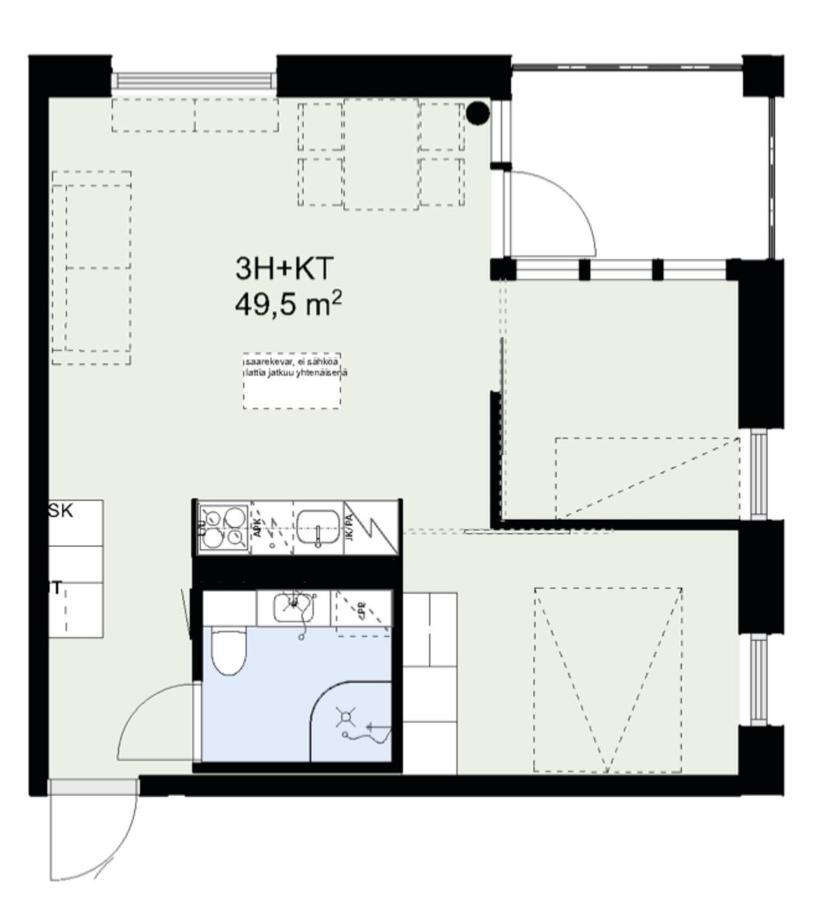 Nordica Central Apartment Рованиеми Екстериор снимка